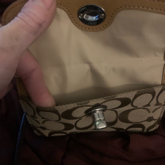 Coach- Small Wallet Purse w/Strap - Picture 6 of 6